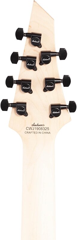 open zoom image for Jackson JS32-7 DKA Dinky HT Electric Guitar, with Amaranth Fingerboard 7-String, Snow White, Open Box (Very Good), Headstock Straight Back