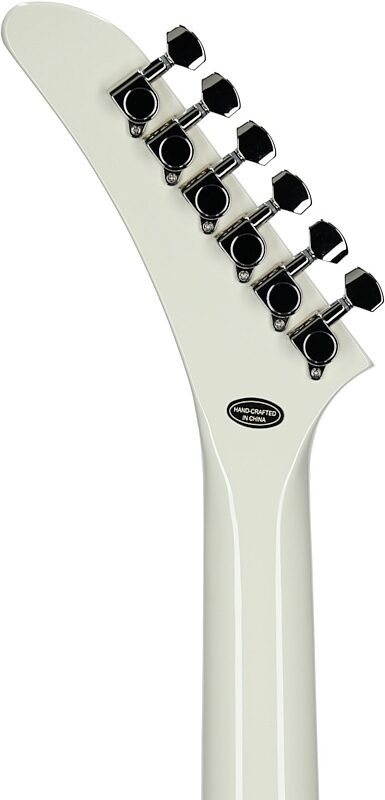open zoom image for Epiphone Inspired by Gibson Explorer '80s Electric Guitar (with Gig Bag), Classic White, Headstock Straight Back