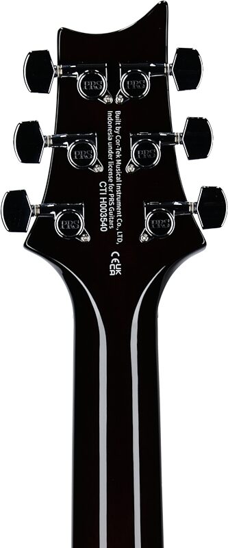 open zoom image for PRS Paul Reed Smith SE Studio Electric Guitar (with Gig Bag), Orange Tiger Smokeburst, Headstock Straight Back