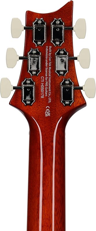 open zoom image for PRS Paul Reed Smith SE McCarty 594 Singlecut Electric Guitar (with Gig Bag), Vintage Sunburst, Headstock Straight Back