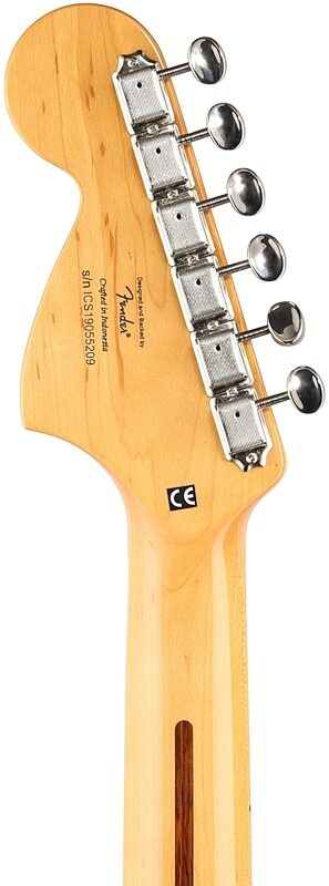 open zoom image for Squier Classic Vibe '70s Stratocaster HSS Electric Guitar, Maple Fingerboard, Black, Headstock Straight Back