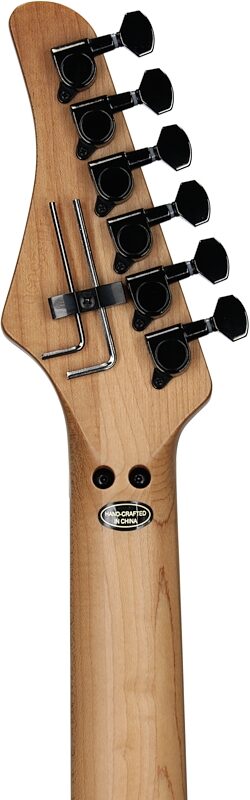 open zoom image for Kramer Volante Quilt HHFR Electric Guitar (with Gig Bag), Ultramarine Burst, Open Box (Very Good), Headstock Straight Back