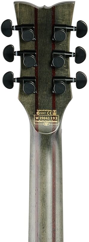 open zoom image for Schecter Solo II Apocalypse Electric Guitar, Red Reign, Stop Tail Bridge, Headstock Straight Back