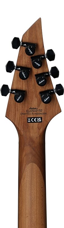 open zoom image for Jackson Pro Sig Misha Mansoor ET6 Electric Guitar, Riviera Blue, Headstock Straight Back