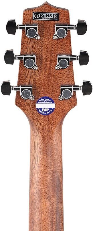 open zoom image for Takamine GD20CE Acoustic-Electric Guitar, Natural, Headstock Straight Back