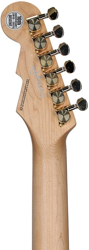 open zoom image for Reverend Descent RA 10th Anniversary Electric Guitar, Violin Brown, Headstock Straight Back