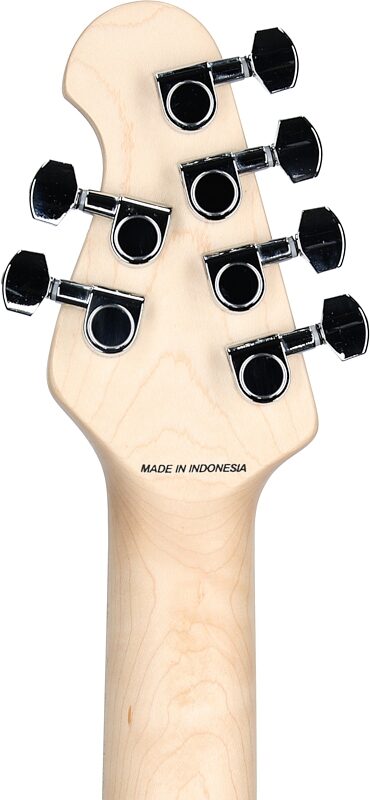 open zoom image for Sterling AX3FM Axis Electric Guitar, Trans Black, Hard Maple Fretboard, Headstock Straight Back