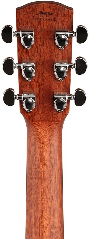 open zoom image for Alvarez AD66CE Dreadnought Acoustic-Electric Guitar, Shadowburst, Headstock Straight Back