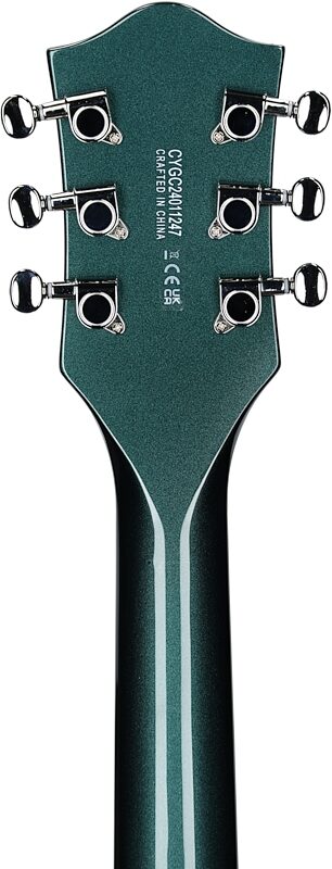 open zoom image for Gretsch G5622T Electromatic Center Block Double Cutaway Electric Guitar, Laurel Fingerboard, Cadillac Green, Headstock Straight Back