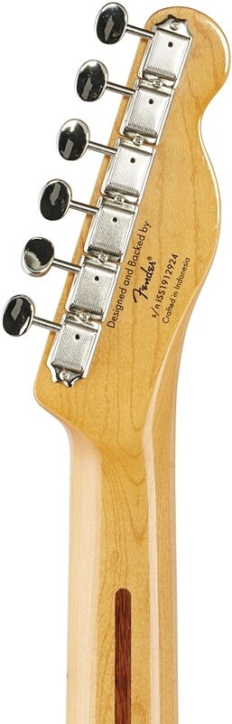 open zoom image for Squier Classic Vibe '50s Telecaster Electric Guitar, Left-Handed (with Maple Fingerboard), Butterscotch, Headstock Straight Back
