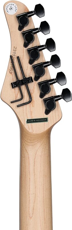 open zoom image for Kramer Pacer Carrera Electric Guitar, (with Gig Bag), Defender Red, Headstock Straight Back