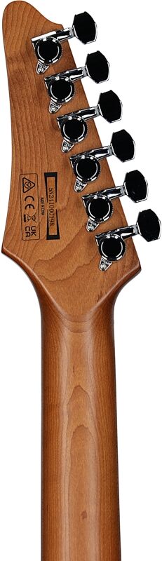 open zoom image for Ibanez AZ24S1F Electric Guitar, Transparent Turquoise Sunburst, Open Box (Very Good), Headstock Straight Back