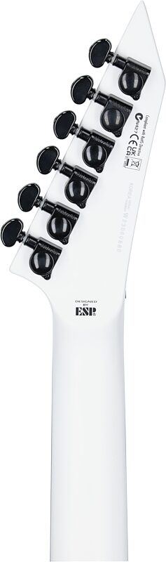 open zoom image for ESP LTD M1000 Electric Guitar, Snow White, Open Box (Good), Headstock Straight Back