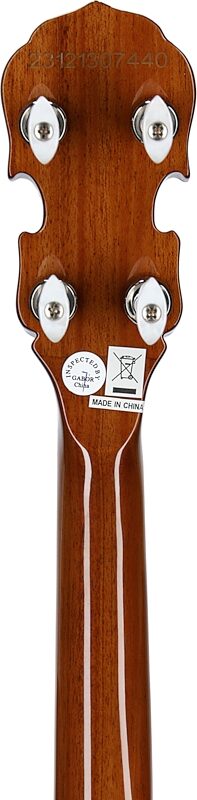open zoom image for Epiphone Mastertone Classic 5-String Banjo (with Gig Bag), New, Headstock Straight Back