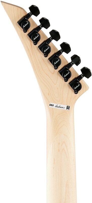 open zoom image for Jackson JS Dinky JS32Q DKAHT Electric Guitar, Transparent Purple Burst, Open Box (Very Good), Headstock Straight Back
