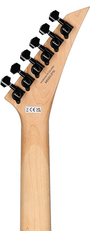 open zoom image for Jackson X Series Dinky DK3XR HSS Electric Guitar, Neon Green, Headstock Straight Back