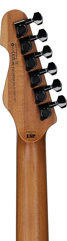 open zoom image for ESP LTD TH-400 Electric Guitar, Charcoal Metallic, Headstock Straight Back