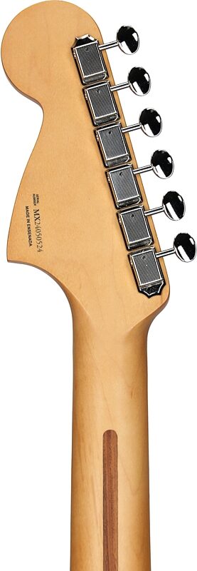 open zoom image for Fender Player II Mustang Electric Guitar, with Maple Fingerboard, Hialeah Yellow, Headstock Straight Back