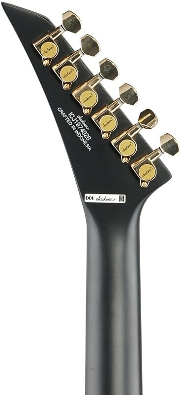 open zoom image for Jackson X Series Soloist SLX DX Electric Guitar (with Poplar Body), Satin Black, Headstock Straight Back