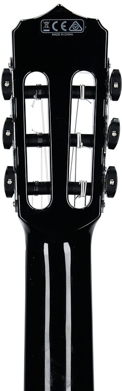 open zoom image for Cordoba Stage Thinbody Nylon Acoustic-Electric Guitar, Black Burst, Open Box (Very Good), Headstock Straight Back