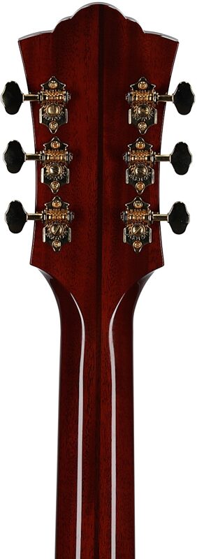 open zoom image for Guild F-55E Acoustic-Electric Guitar (with Case), Antique Burst, Headstock Straight Back