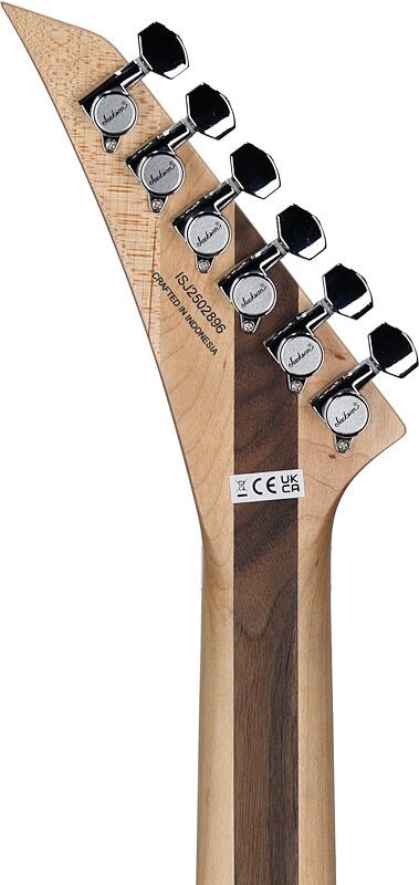 open zoom image for Jackson Pro Plus Soloist SLA2 Electric Guitar, with Ebony Fingerboard (and Gig Bag), Quicksilver, Headstock Straight Back