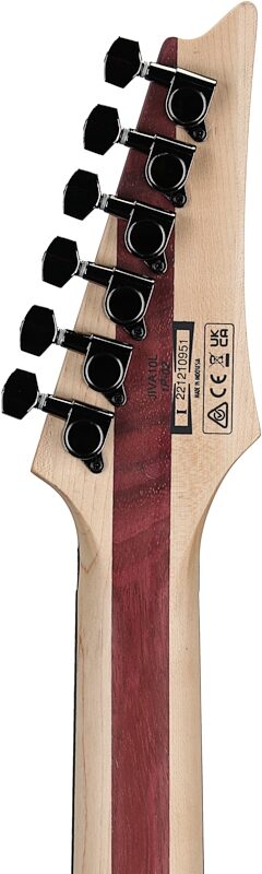open zoom image for Ibanez JIVA10L Nita Strauss Electric Guitar, Left-Handed (with Gig Bag), Deep Space Blonde, Headstock Straight Back
