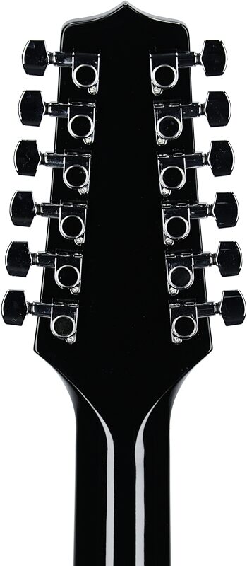open zoom image for Takamine GD38CE Acoustic-Electric Guitar, 12-String, Black, Headstock Straight Back