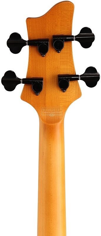 open zoom image for Schecter Session Riot 4 Electric Bass, Aged Natural Satin, Headstock Straight Back
