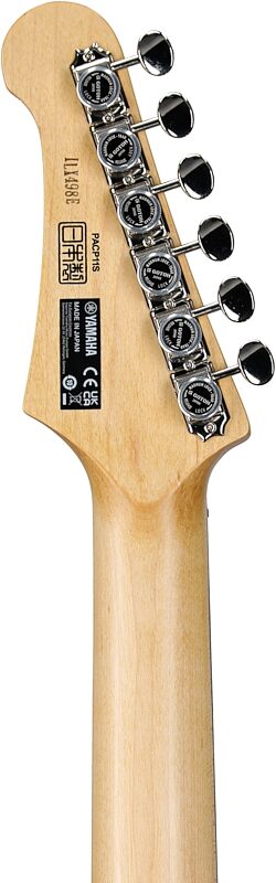 open zoom image for Yamaha PACP11S Pacifica Pro Electric Guitar, Rosewood Fingerboard (with Case), Breeze Metallic Blue, Headstock Straight Back