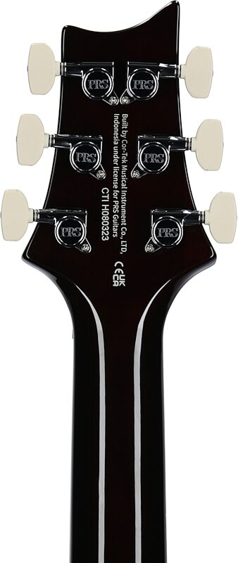 open zoom image for PRS Paul Reed Smith SE Special V2 Semi-Hollowbody Electric Guitar (with Gig Bag), Orange Tiger Smokeburst, Headstock Straight Back