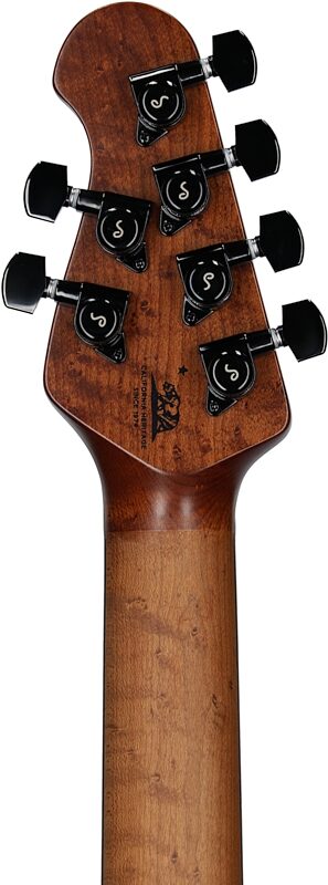 open zoom image for Ernie Ball Music Man StingRay HT Electric Guitar (with Mono Soft Case), Dark Rainbow, Ebony Fretboard, Headstock Straight Back