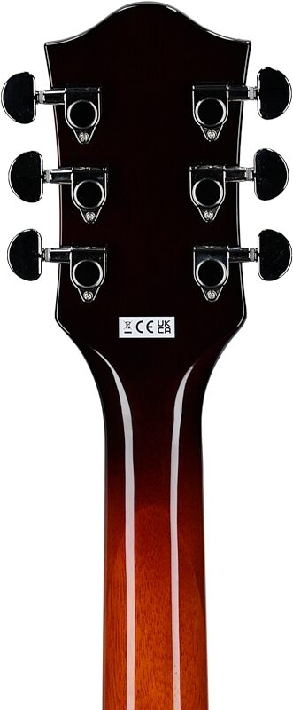 open zoom image for Gretsch G2655T Streamliner Center Block Junior Electric Guitar with Bigsby Tremolo, Forge Glow, Open Box (Very Good), Headstock Straight Back
