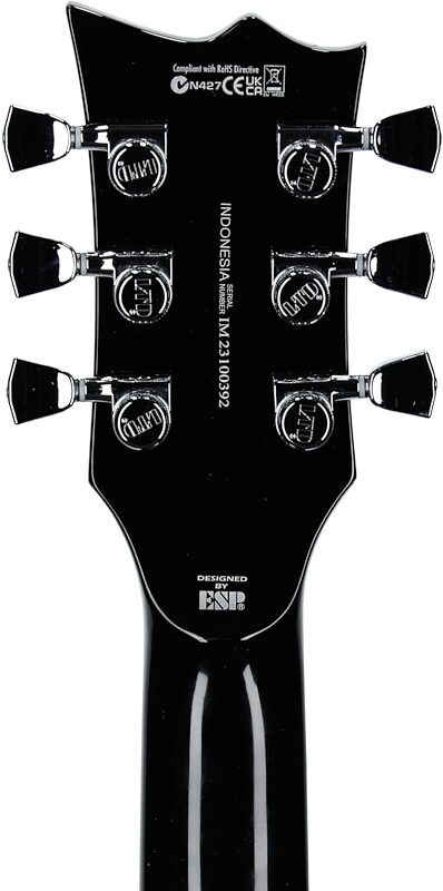 open zoom image for ESP LTD Deluxe EC-01FT Electric Guitar, Black, Open Box (Very Good), Headstock Straight Back