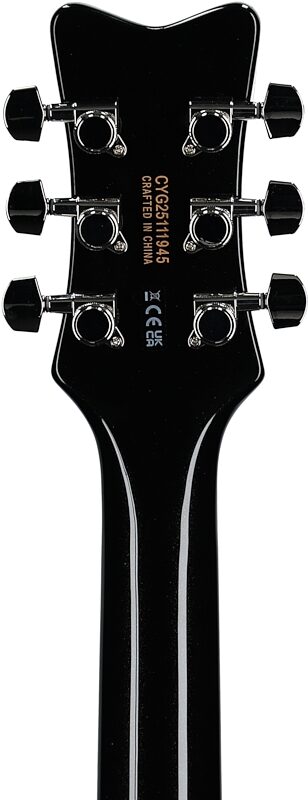 open zoom image for Gretsch Electromatic Premier Jet Electric Guitar, Onyx Storm, Headstock Straight Back