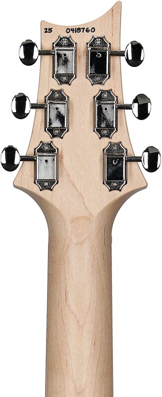open zoom image for PRS Paul Reed Smith Fiore HH Satin Electric Guitar (with Gig Bag), Black Hyacinth, Headstock Straight Back