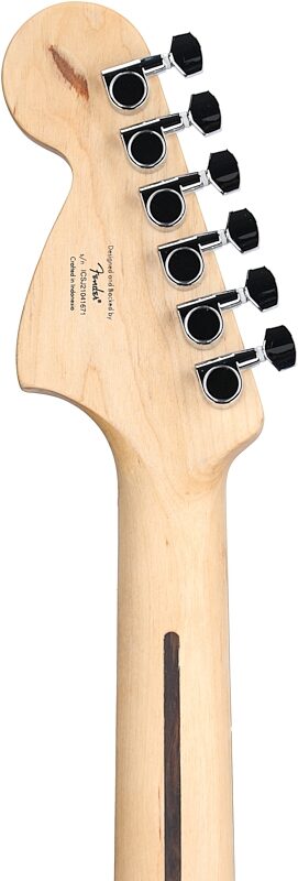 open zoom image for Squier Affinity Strat HSS Electric Guitar Pack, Maple Fingerboard, Charcoal Frost Metallic, Headstock Straight Back