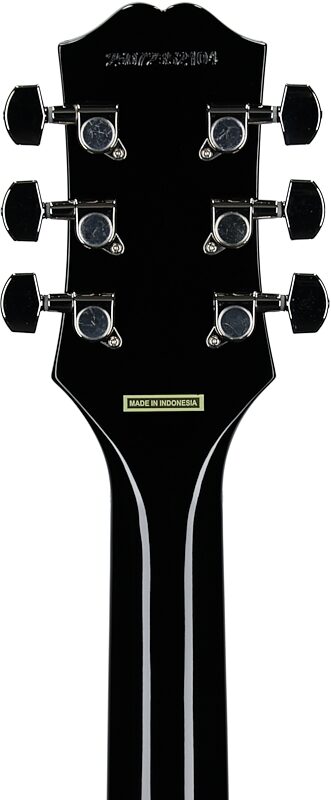 open zoom image for Epiphone SG Tribute Plus Electric Guitar, Cherry Burst, Headstock Straight Back