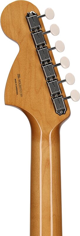 open zoom image for Fender Vintera III Mid 60s Mustang Electric Guitar (with Gig Bag), Olympic White, Rosewood Fretboard, Open Box (Very Good), Headstock Straight Back