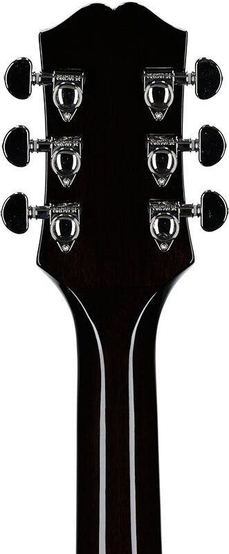 open zoom image for Epiphone Exclusive Hummingbird Studio Acoustic-Electric Guitar (with Gig Bag), Natural, Headstock Straight Back