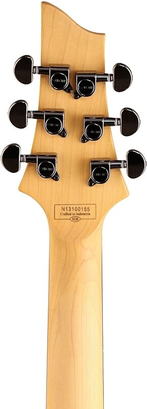 open zoom image for Schecter Omen 6 Electric Guitar, Black, Headstock Straight Back