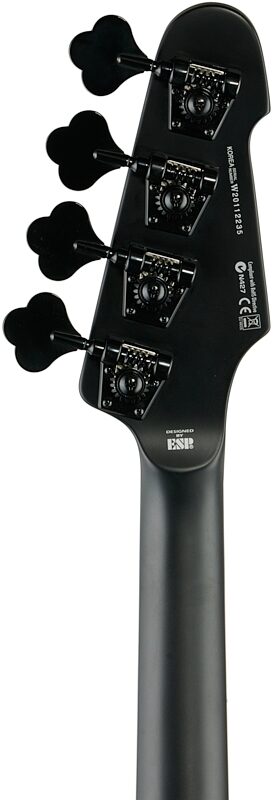 open zoom image for ESP LTD Phoenix 1004 Electric Bass, Black, Headstock Straight Back