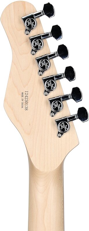 open zoom image for Michael Kelly 59 Thinline Electric Guitar, Natural Top, Flame Maple, Headstock Straight Back
