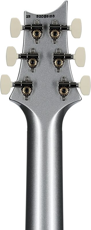 open zoom image for PRS Paul Reed Smith S2 Mira 594 Electric Guitar (with Gig Bag), Platinum Metallic, Headstock Straight Back