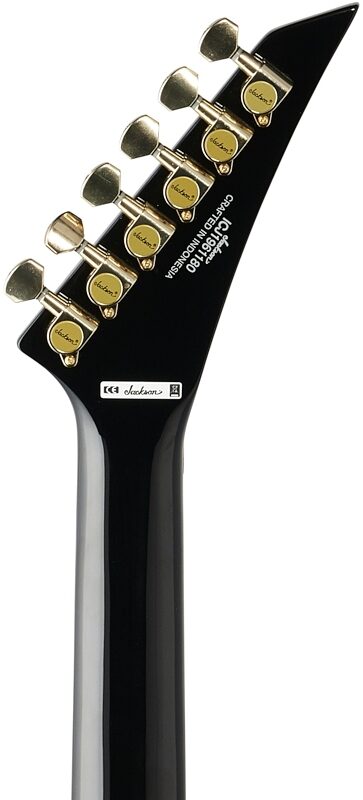 open zoom image for Jackson X Series Rhoads RRX24 Electric Guitar, with Laurel Fingerboard, Black with Yellow Bevel, Open Box (Good), Headstock Straight Back