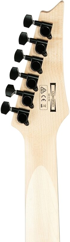 open zoom image for Ibanez GRGR131EX Gio Electric Guitar, Black Flat, Headstock Straight Back