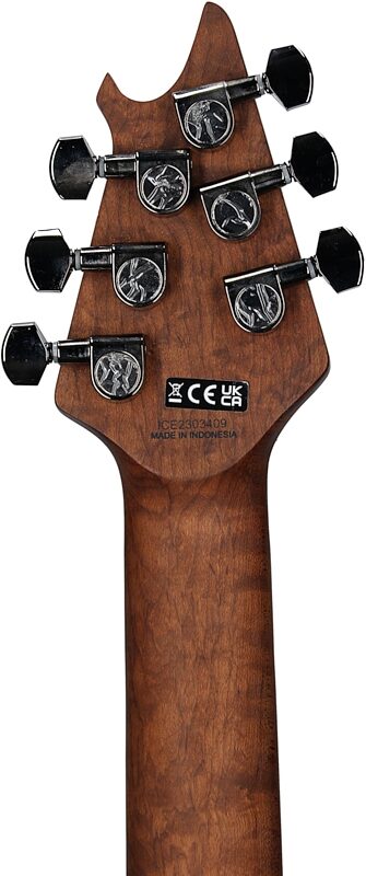 open zoom image for EVH Eddie Van Halen WG Wolfgang Standard Exotic Electric Guitar, with Maple Fingerboard, Exotic Black Walnut, Open Box (Very Good), Headstock Straight Back