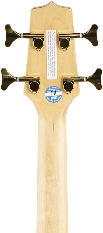 open zoom image for Takamine GB72CE Jumbo Acoustic-Electric Bass, Natural, Headstock Straight Back