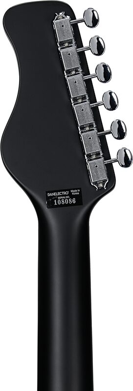 open zoom image for Danelectro Electric Sitar, Black Crackle, Headstock Straight Back