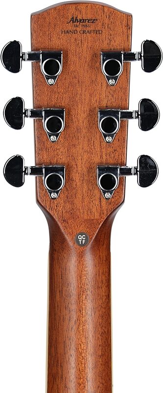 open zoom image for Alvarez ABT60E Baritone Acoustic-Electric Guitar, Natural, Headstock Straight Back